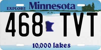 MN license plate 468TVT