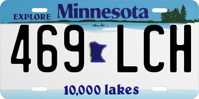 MN license plate 469LCH