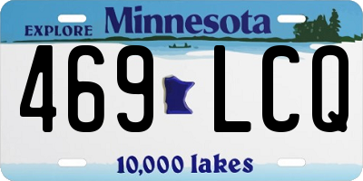 MN license plate 469LCQ