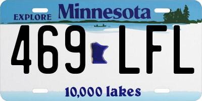 MN license plate 469LFL