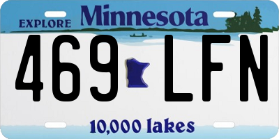 MN license plate 469LFN