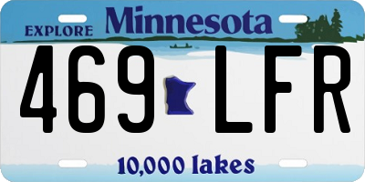 MN license plate 469LFR