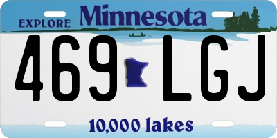 MN license plate 469LGJ
