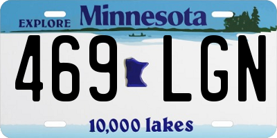 MN license plate 469LGN