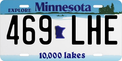 MN license plate 469LHE