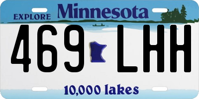 MN license plate 469LHH
