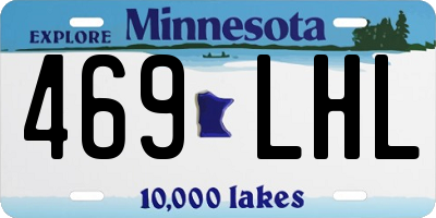MN license plate 469LHL