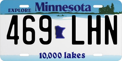 MN license plate 469LHN
