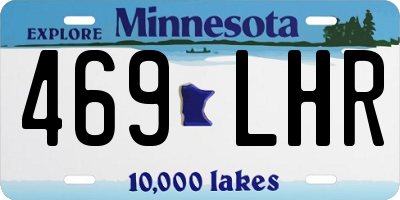 MN license plate 469LHR