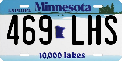MN license plate 469LHS