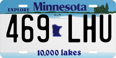 MN license plate 469LHU