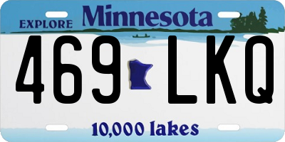 MN license plate 469LKQ