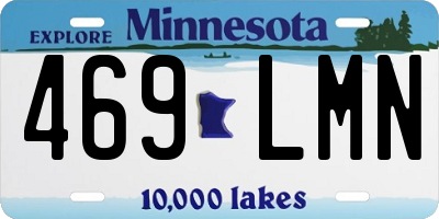 MN license plate 469LMN