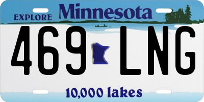 MN license plate 469LNG