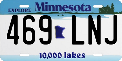 MN license plate 469LNJ