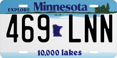 MN license plate 469LNN