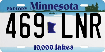 MN license plate 469LNR