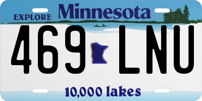 MN license plate 469LNU