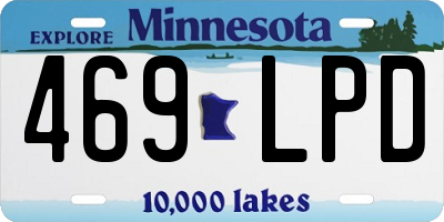 MN license plate 469LPD