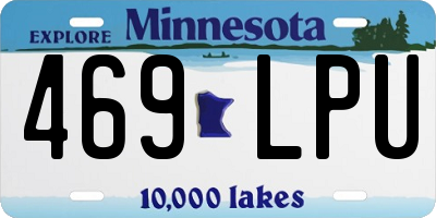 MN license plate 469LPU