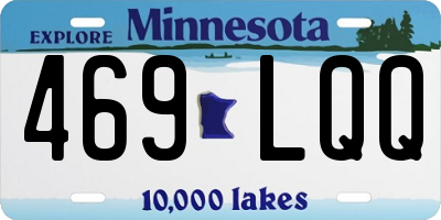 MN license plate 469LQQ