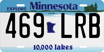 MN license plate 469LRB