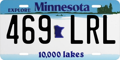 MN license plate 469LRL