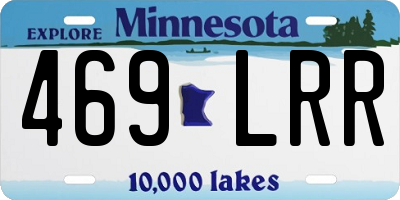 MN license plate 469LRR