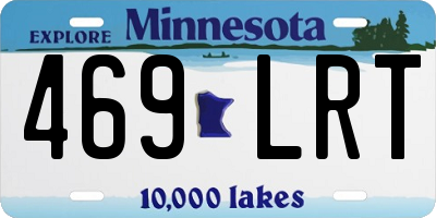 MN license plate 469LRT