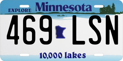 MN license plate 469LSN