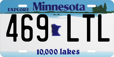 MN license plate 469LTL