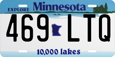 MN license plate 469LTQ