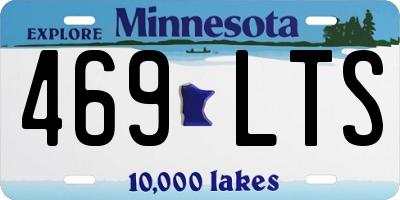MN license plate 469LTS