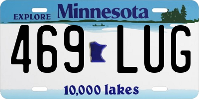 MN license plate 469LUG