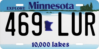MN license plate 469LUR