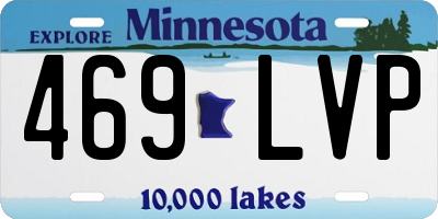 MN license plate 469LVP