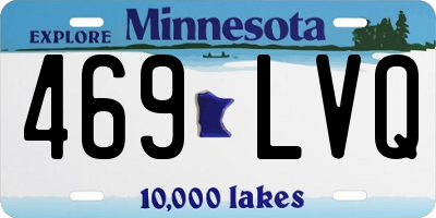 MN license plate 469LVQ