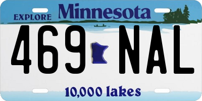 MN license plate 469NAL