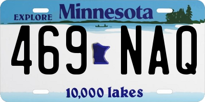 MN license plate 469NAQ