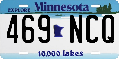 MN license plate 469NCQ
