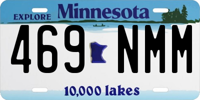 MN license plate 469NMM