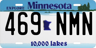 MN license plate 469NMN