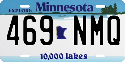 MN license plate 469NMQ