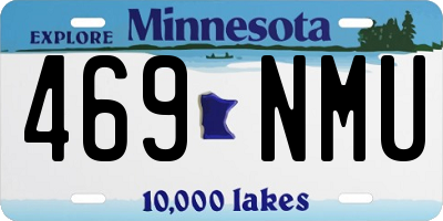MN license plate 469NMU