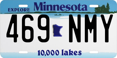 MN license plate 469NMY