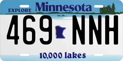 MN license plate 469NNH