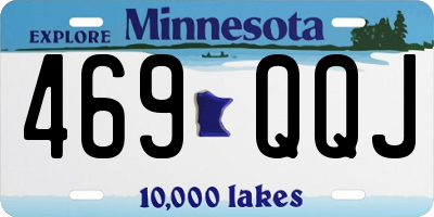 MN license plate 469QQJ