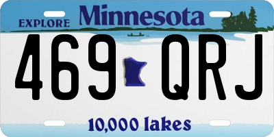 MN license plate 469QRJ
