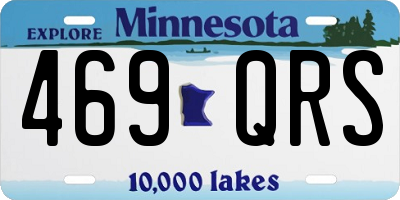 MN license plate 469QRS