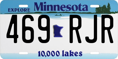 MN license plate 469RJR